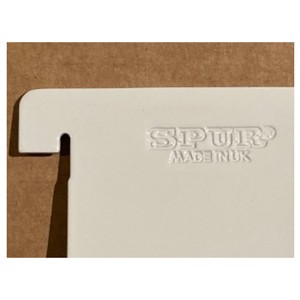 Pair 220mmSpur Steel Shelf Supporting Bookend Brackets Steel-Lok Spur Shelving strong wall mounted shelving with shelving uprights shelf brackets 41/Spur Brand Self end.jpg